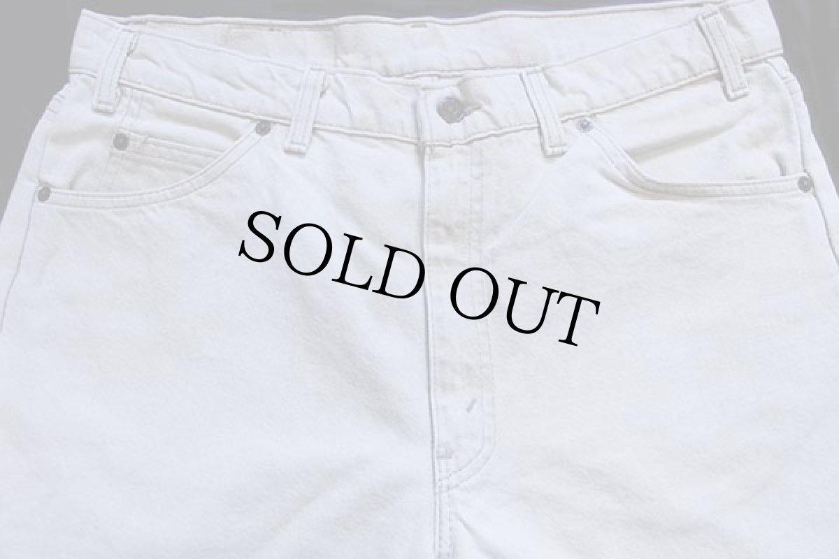 画像4: 90s USA製 Levi'sリーバイス 550 カラーデニムパンツ ベージュ w36 (4)