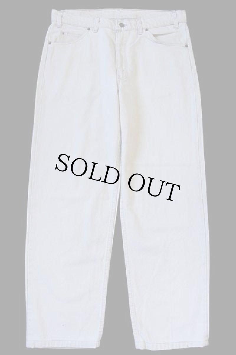 画像2: 90s USA製 Levi'sリーバイス 550 カラーデニムパンツ ベージュ w36 (2)