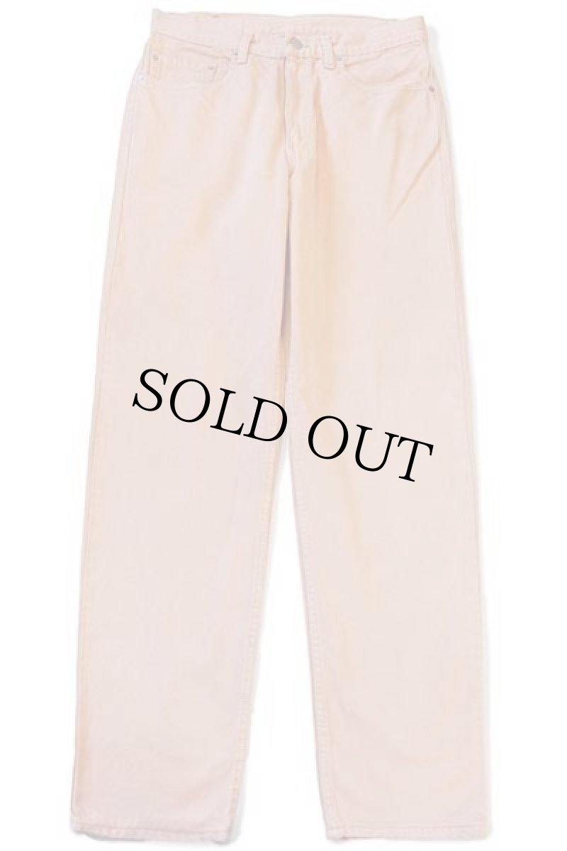 画像2: 00s USA製 Levi'sリーバイス 550 カラーデニムパンツ 後染め サーモンピンク w34 L34 (2)