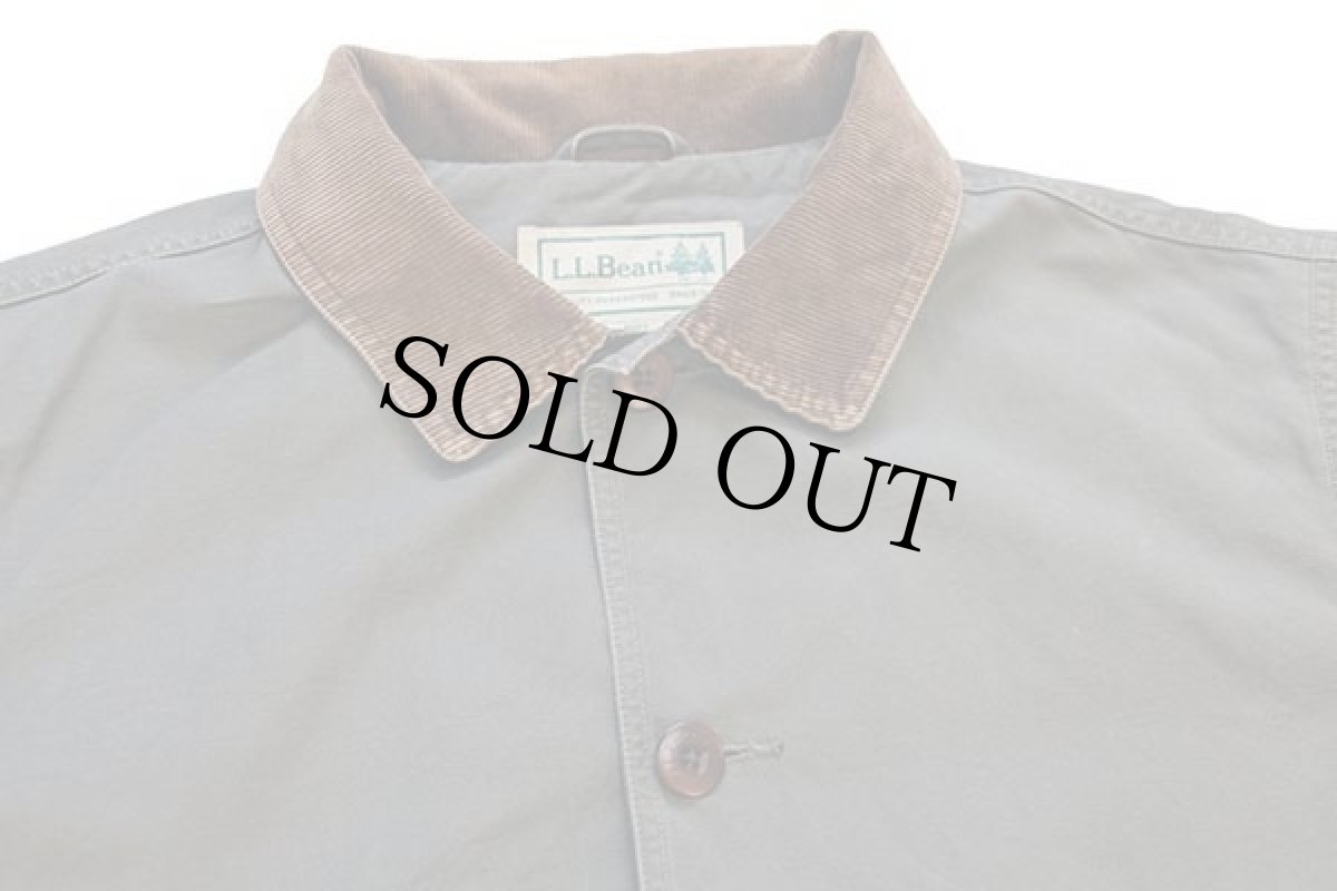 画像3: L.L.Bean ダック地 フィールドコート モスグリーン M★ジャケット (3)