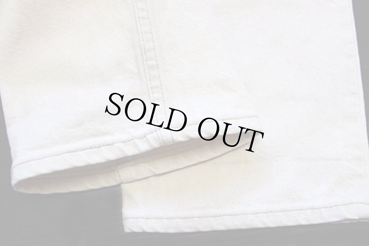 画像10: 90s USA製 Levi'sリーバイス 550 カラーデニムパンツ ベージュ w34 L30 (10)