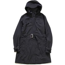 画像1: REI E1 ELEMENTS La Selva Rain Jacket フード付き ナイロンコート 黒 S (1)