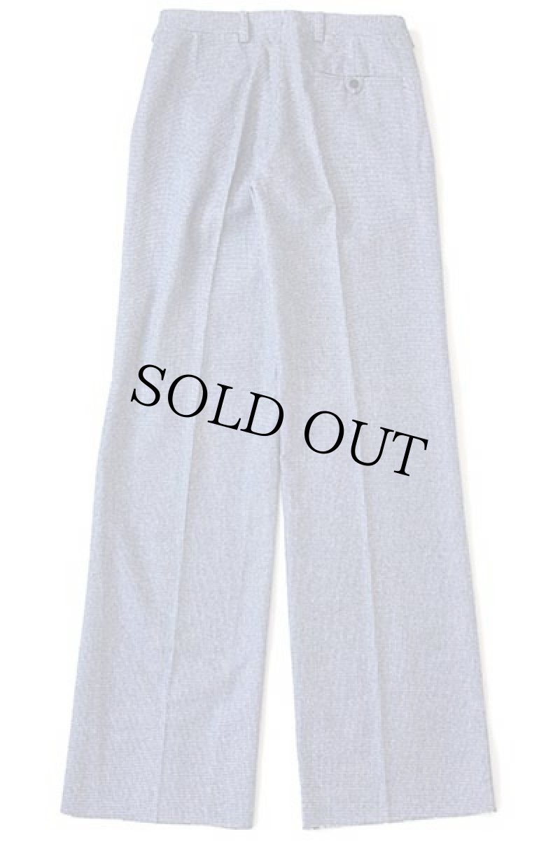 画像3: デッドストック★nichielle スラックス ツイード ウールパンツ 46 (3)