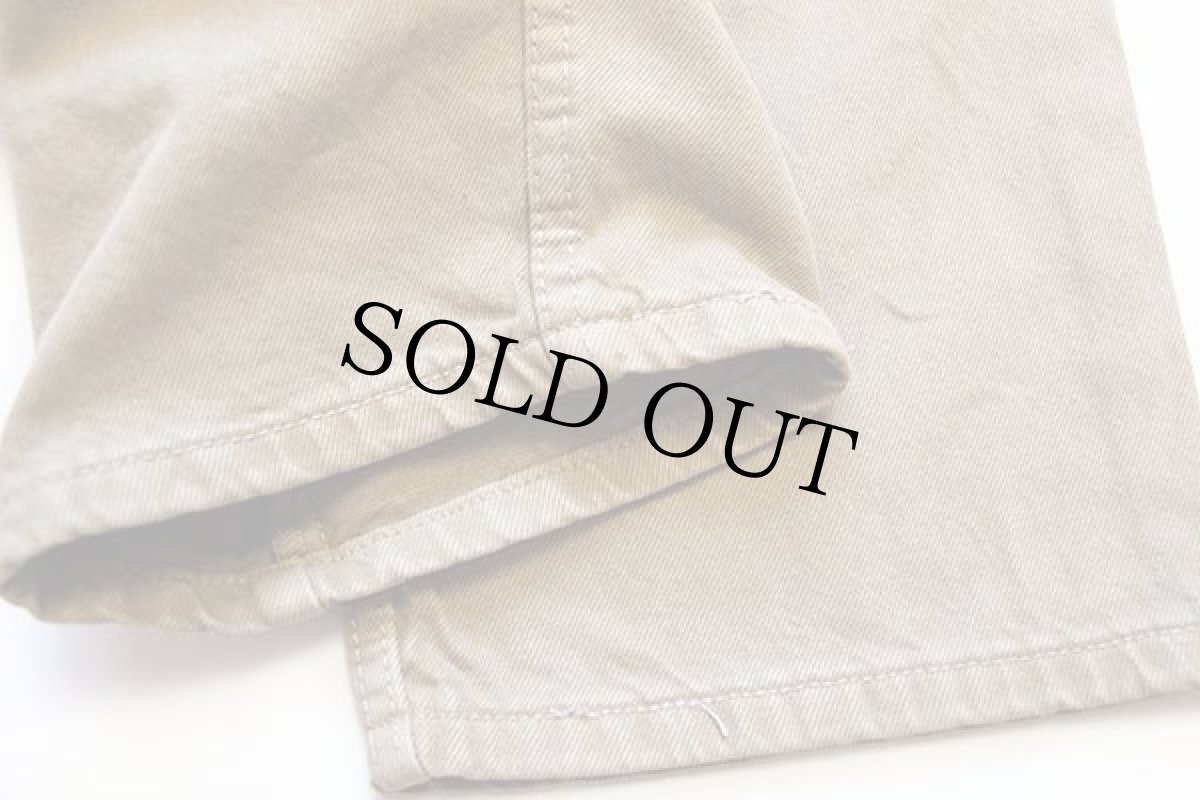 画像7: 00s Levi'sリーバイス 550 カラーデニムパンツ 後染め カーキ w34 L29 (7)