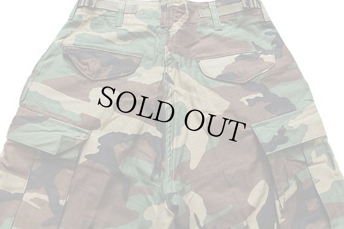 画像5: デッドストック★80s 米軍 U.S.ARMY ウッドランドカモ M-65 フィールドカーゴパンツ S-R (5)