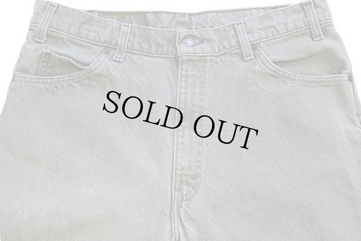 画像4: 90s USA製 Levi'sリーバイス 550 先染め カラーデニムパンツ グリーングレー w36 L32 (4)