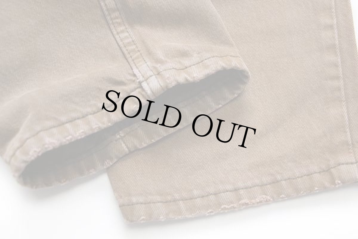画像9: 00s USA製 Levi'sリーバイス 550 カラーデニムパンツ 後染め 茶 w36 L32 (9)