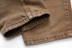 画像9: 00s USA製 Levi'sリーバイス 550 カラーデニムパンツ 後染め 茶 w36 L32 (9)