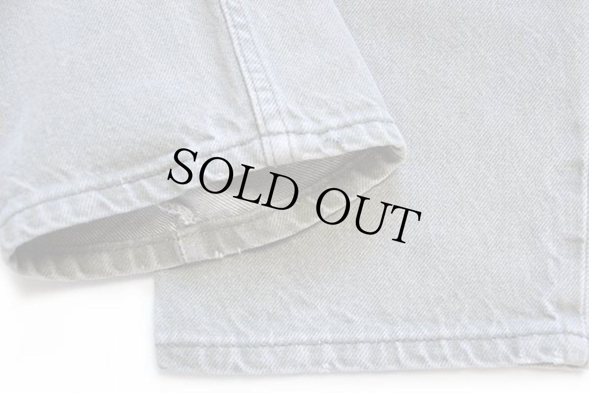 画像8: 90s USA製 Levi'sリーバイス 550 先染め カラーデニムパンツ グリーングレー w36 L32 (8)