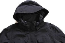 画像3: REI E1 ELEMENTS La Selva Rain Jacket フード付き ナイロンコート 黒 S (3)