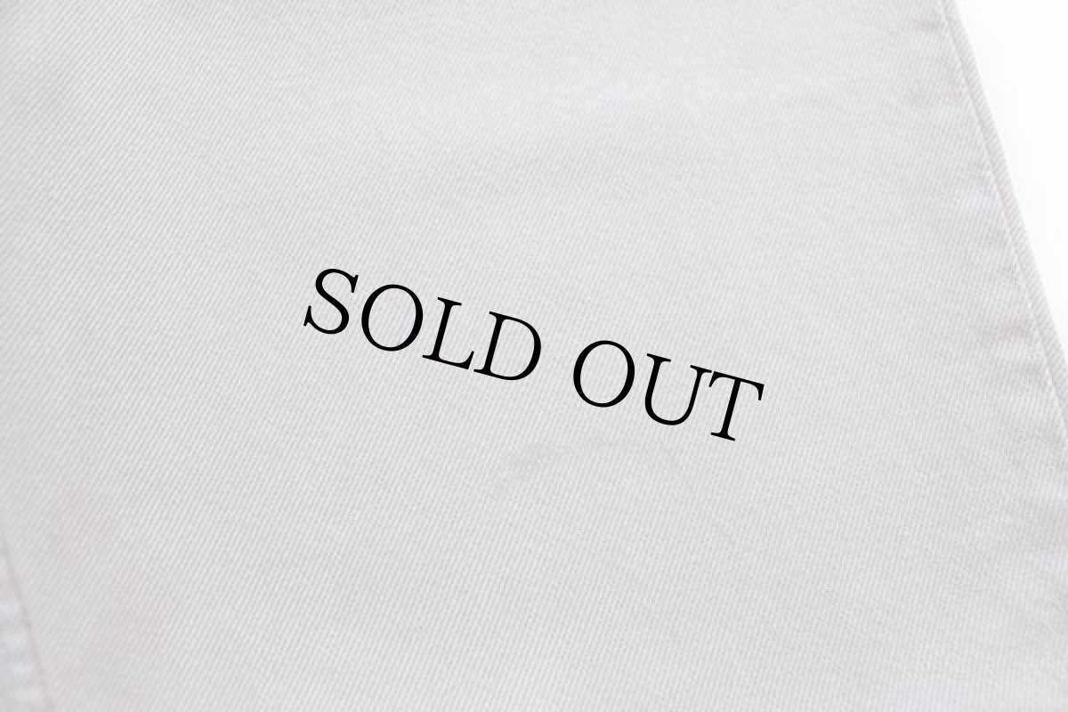 画像9: 90s USA製 Levi'sリーバイス 551 カラーデニムパンツ 後染め グレーベージュ 12 MED (9)