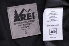 画像5: REI E1 ELEMENTS La Selva Rain Jacket フード付き ナイロンコート 黒 S (5)