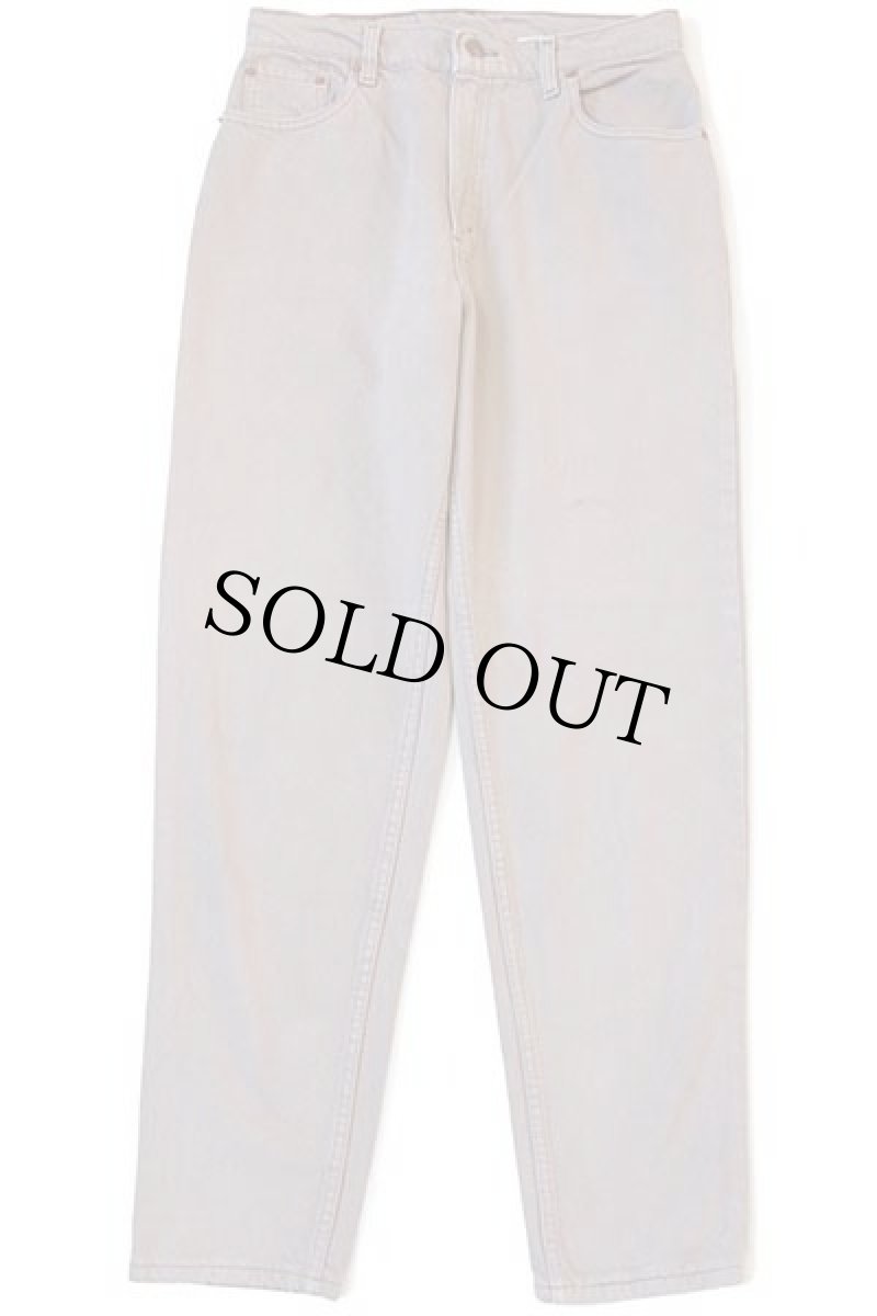 画像2: 90s USA製 Levi'sリーバイス 551 カラーデニムパンツ 後染め グレーベージュ 12 MED (2)