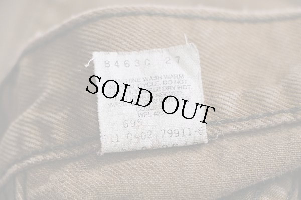 画像7: 00s USA製 Levi'sリーバイス 550 カラーデニムパンツ 後染め 茶 w36 L32 (7)