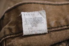 画像7: 00s USA製 Levi'sリーバイス 550 カラーデニムパンツ 後染め 茶 w36 L32 (7)