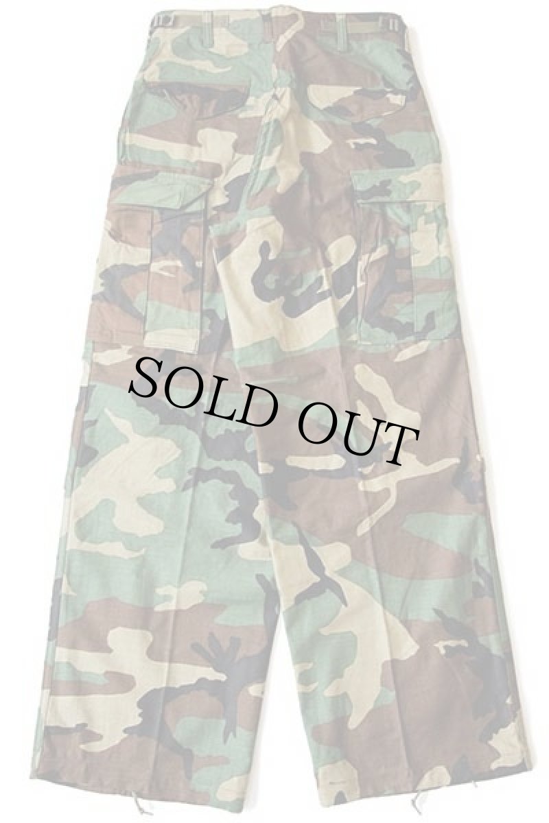 画像3: デッドストック★80s 米軍 U.S.ARMY ウッドランドカモ M-65 フィールドカーゴパンツ S-R (3)