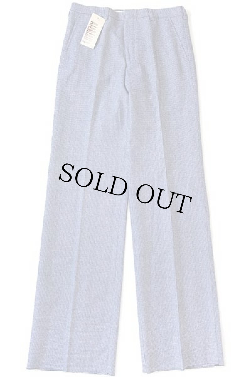 画像2: デッドストック★nichielle スラックス ツイード ウールパンツ 46 (2)