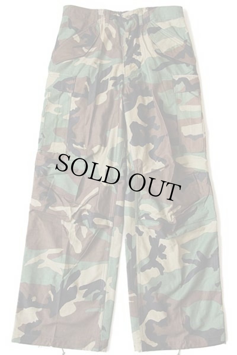 画像2: デッドストック★80s 米軍 U.S.ARMY ウッドランドカモ M-65 フィールドカーゴパンツ S-R (2)