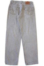 画像3: 90s USA製 Levi'sリーバイス 550 先染め カラーデニムパンツ グリーングレー w34 L32 (3)