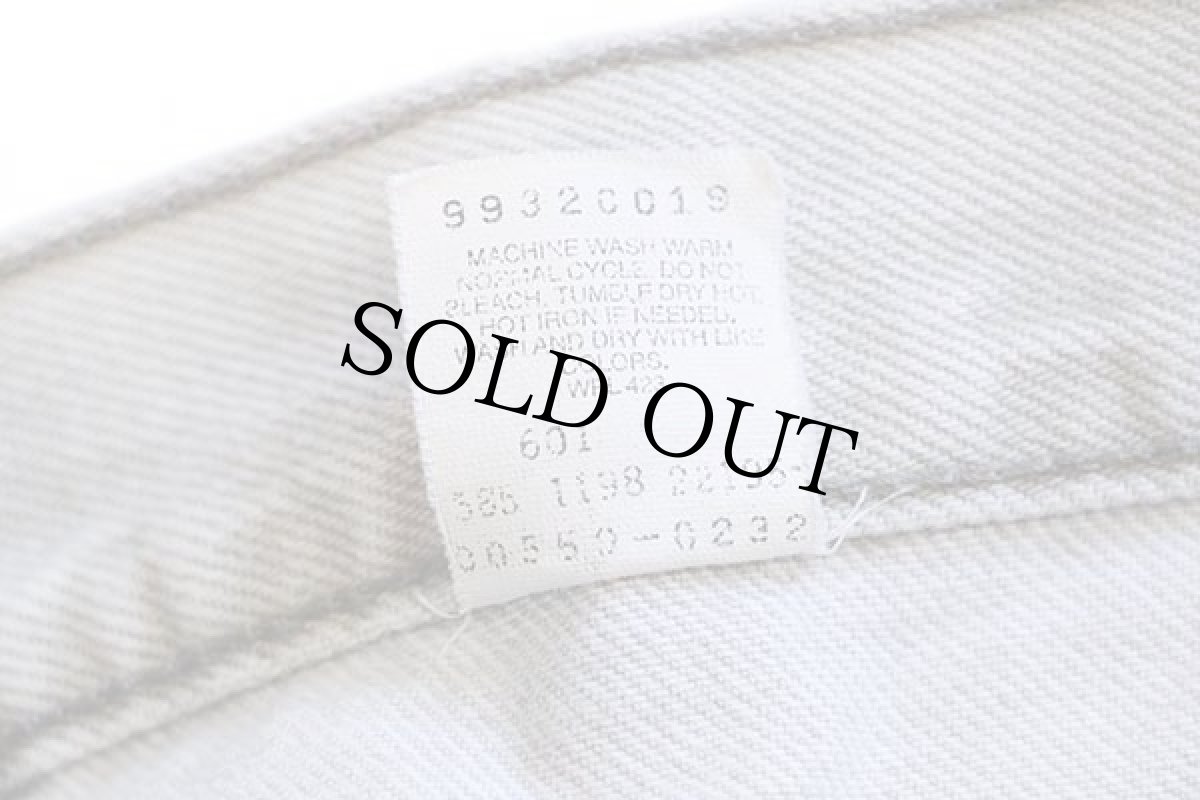 画像7: 90s USA製 Levi'sリーバイス 550 先染め カラーデニムパンツ グリーングレー w33 L34 (7)