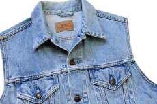 画像3: 90s Levi'sリーバイス 70401 デニムベスト L★ユーロ (3)