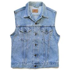 画像1: 90s Levi'sリーバイス 70401 デニムベスト L★ユーロ (1)