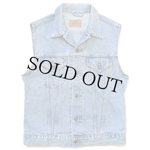 90s Levi'sリーバイス 70401 デニムベスト L☆ユーロ