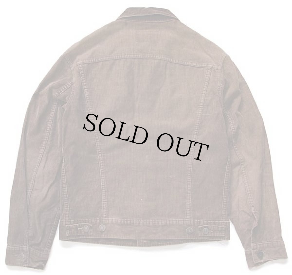 画像2: 70s LEVI'Sリーバイス BIGE コーデュロイジャケット ボロ 焦げ茶 (2)