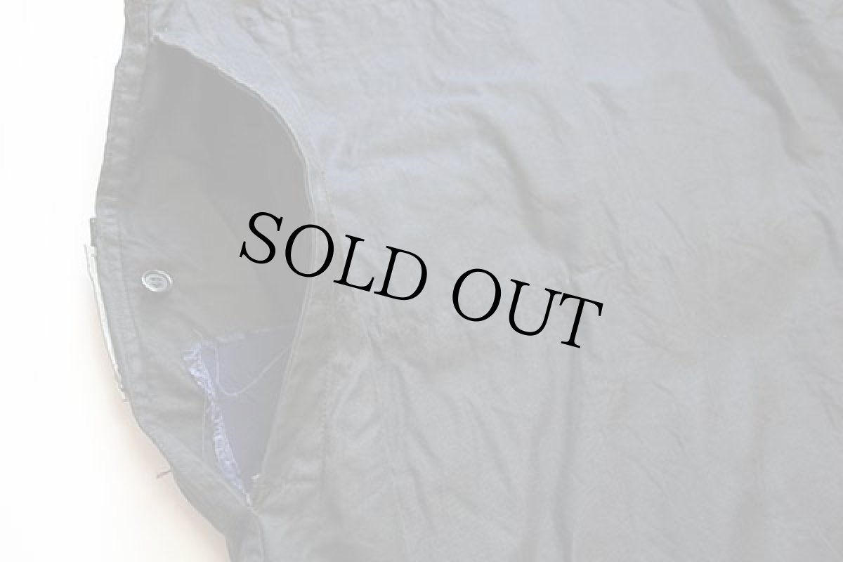 画像6: ビンテージ UNKNOWN コットンツイル ハンティングベスト 深緑 50 (6)