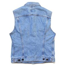 画像2: 90s Levi'sリーバイス 70401 デニムベスト L★ユーロ (2)