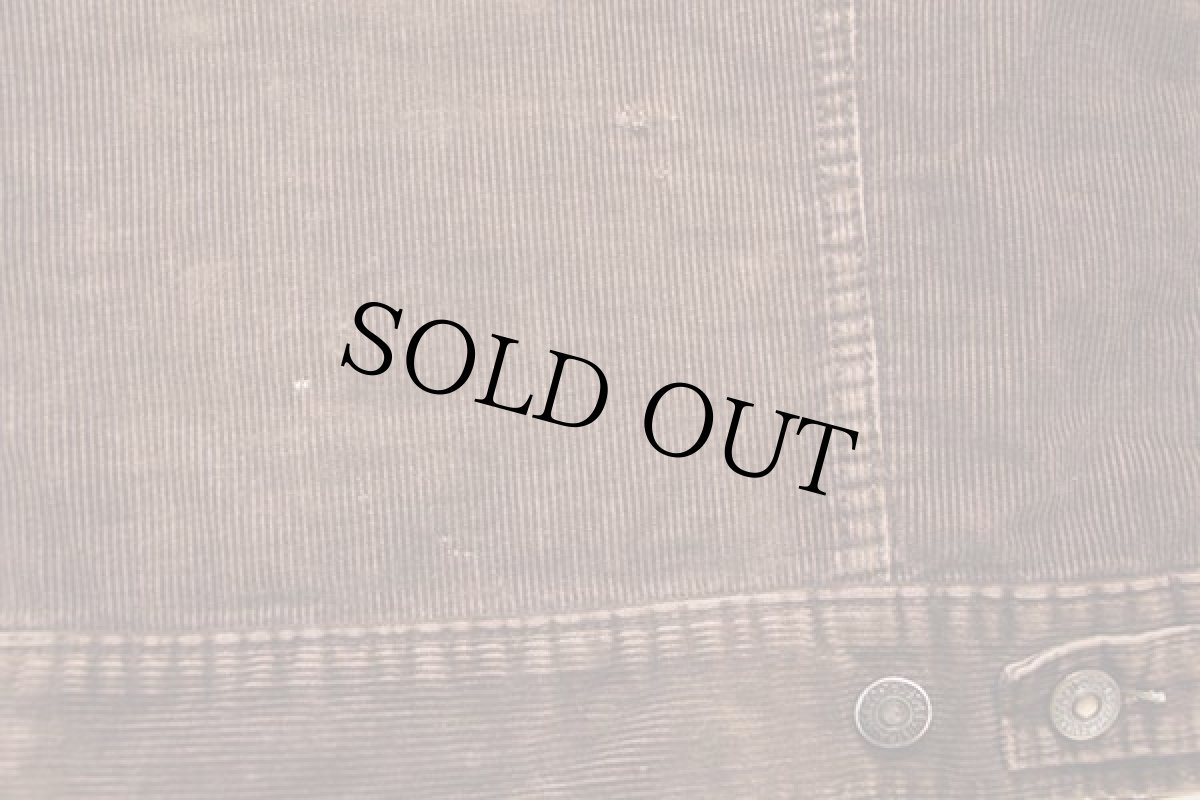 画像8: 70s LEVI'Sリーバイス BIGE コーデュロイジャケット ボロ 焦げ茶 (8)