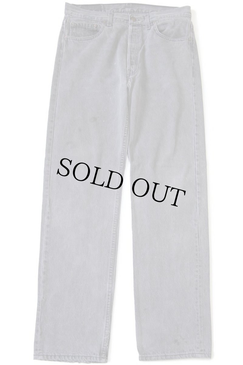 画像2: 90s USA製 Levi'sリーバイス 501 ブラック デニムパンツ w34 L32 (2)