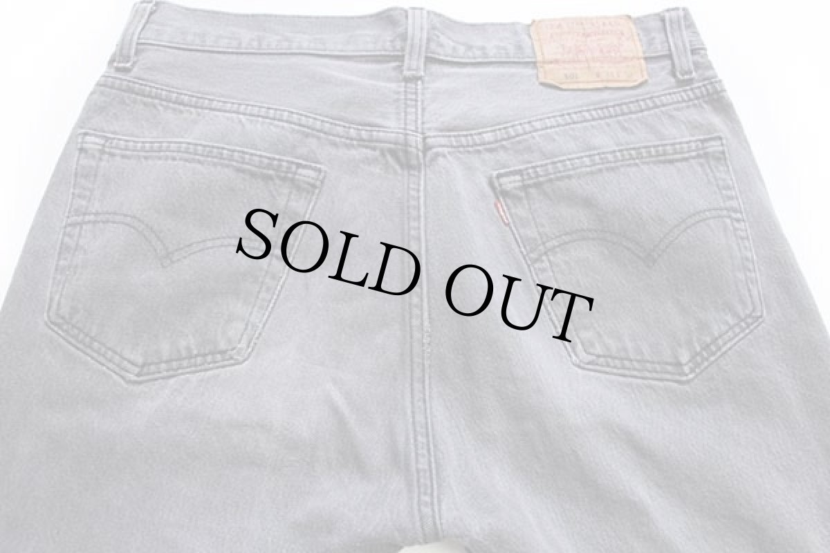 画像5: 90s USA製 Levi'sリーバイス 501 ブラック デニムパンツ w34 L32★10 (5)