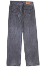 画像3: 90s USA製 Levi'sリーバイス 501 ブラック デニムパンツ w34 L32 (3)