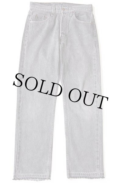 90s USA製 Levi'sリーバイス 501 カットオフ 先染め ブラック