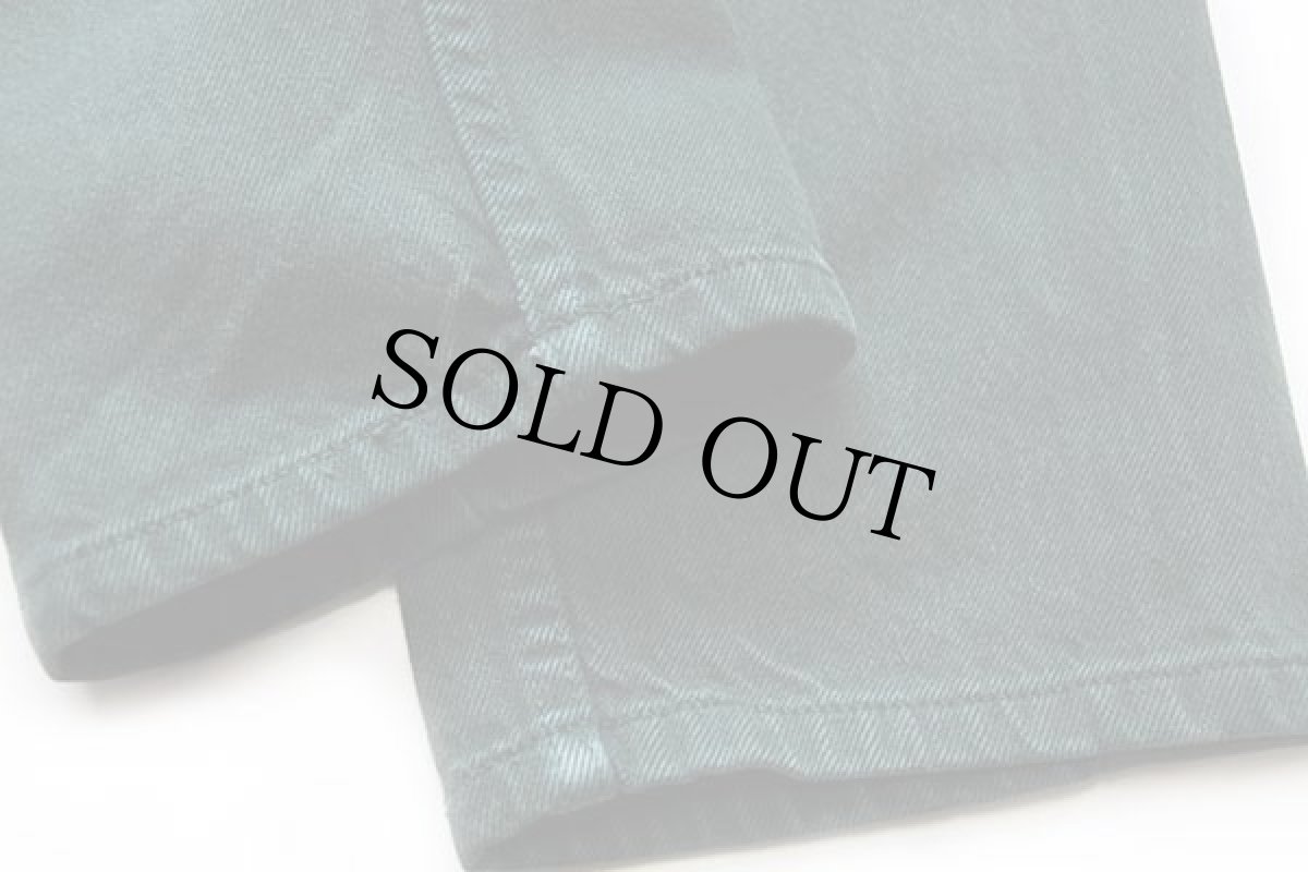 画像8: 90s USA製 Levi'sリーバイス 560 カラーデニムパンツ 後染め 緑 w27 L30 STUDENT (8)