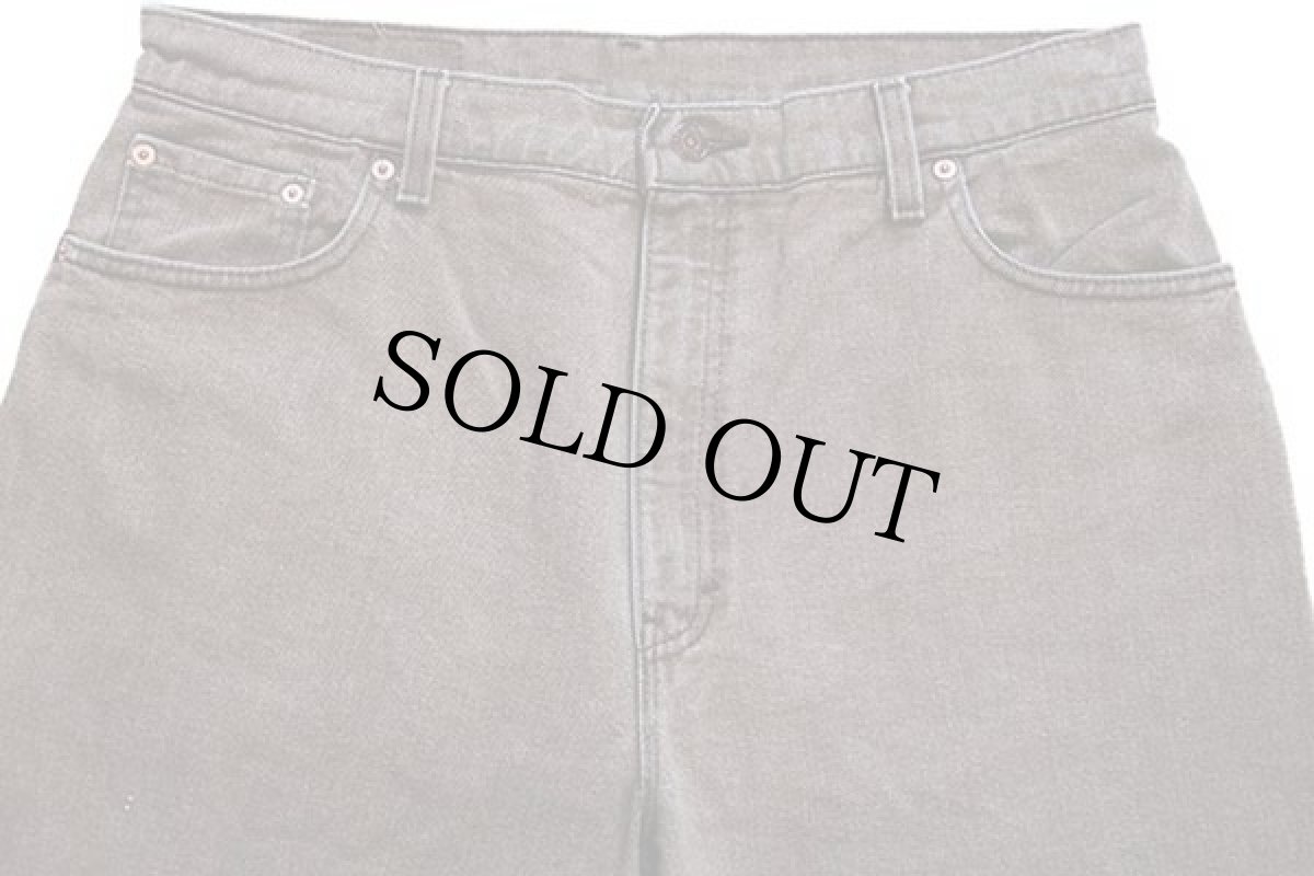 画像4: 90s USA製 Levi'sリーバイス 551 カラーデニムパンツ 茶 16 M (4)