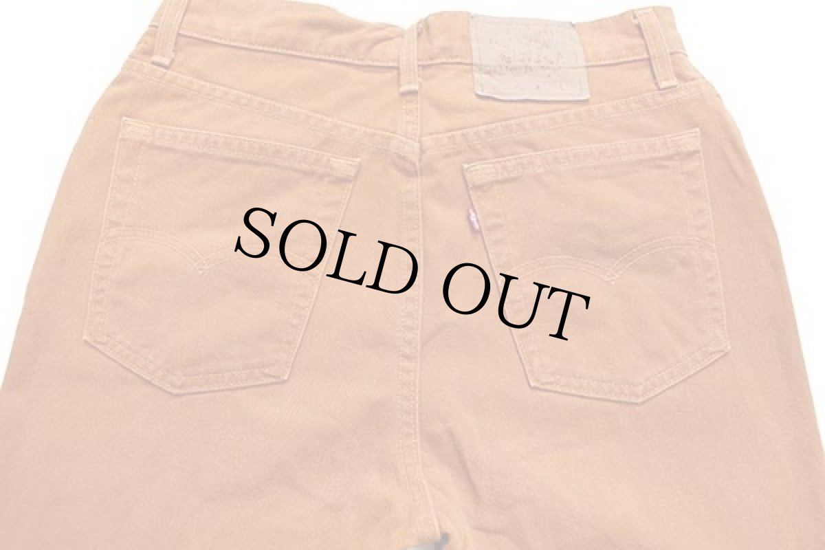 画像5: 90s USA製 Levi'sリーバイス 512 カラーデニムパンツ 山吹 13 (5)