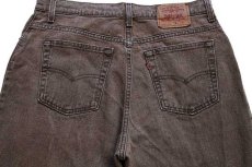 画像5: 90s USA製 Levi'sリーバイス 551 カラーデニムパンツ 茶 16 M (5)