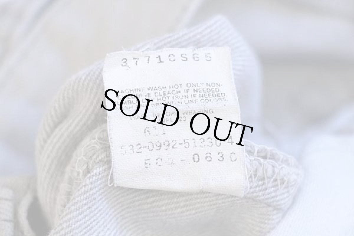 画像7: 90s USA製 Levi'sリーバイス 501 グレー デニムパンツ w31 (7)