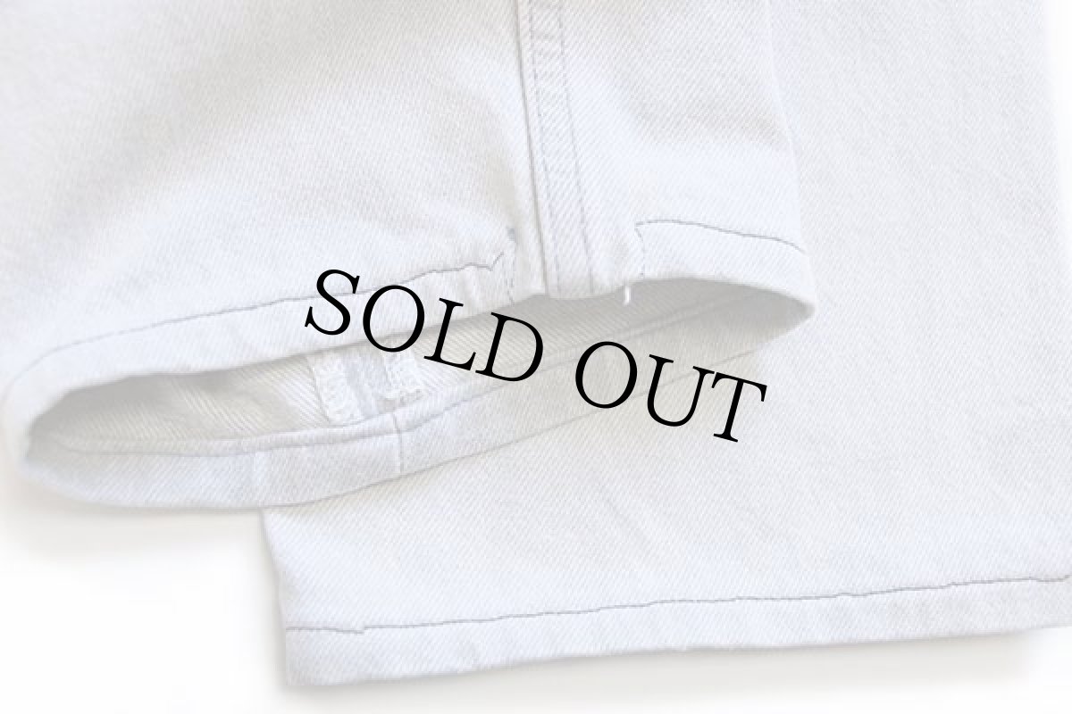 画像9: 90s USA製 Levi'sリーバイス 501 グレー デニムパンツ w31 (9)