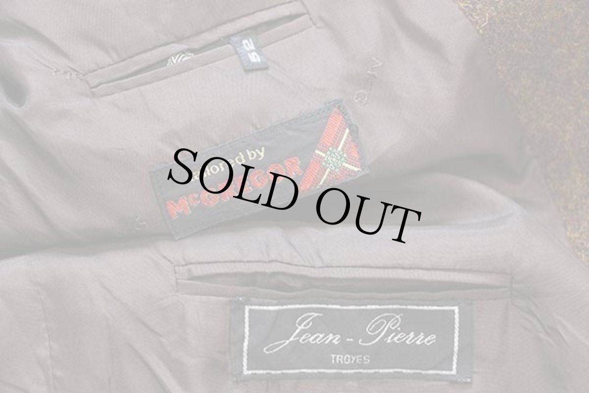 画像4: 80s McGREGORマクレガー ツイード ウール テーラードジャケット 52 (4)