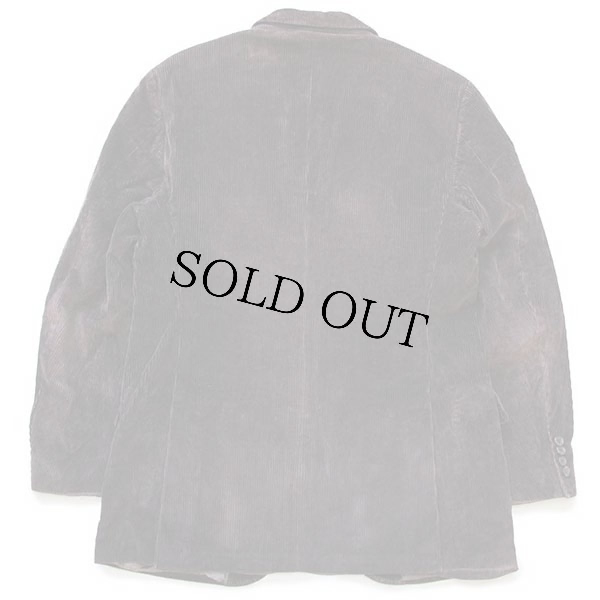 画像2: 90s イタリア製 ポロ ラルフローレン 3つボタン 太畝 コーデュロイ テーラードジャケット 焦げ茶 50 (2)