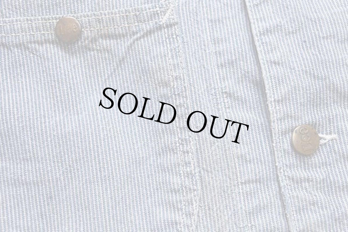 画像7: 60s USA製 Leeリー 96-J ピンストライプ カバーオール 40 (7)