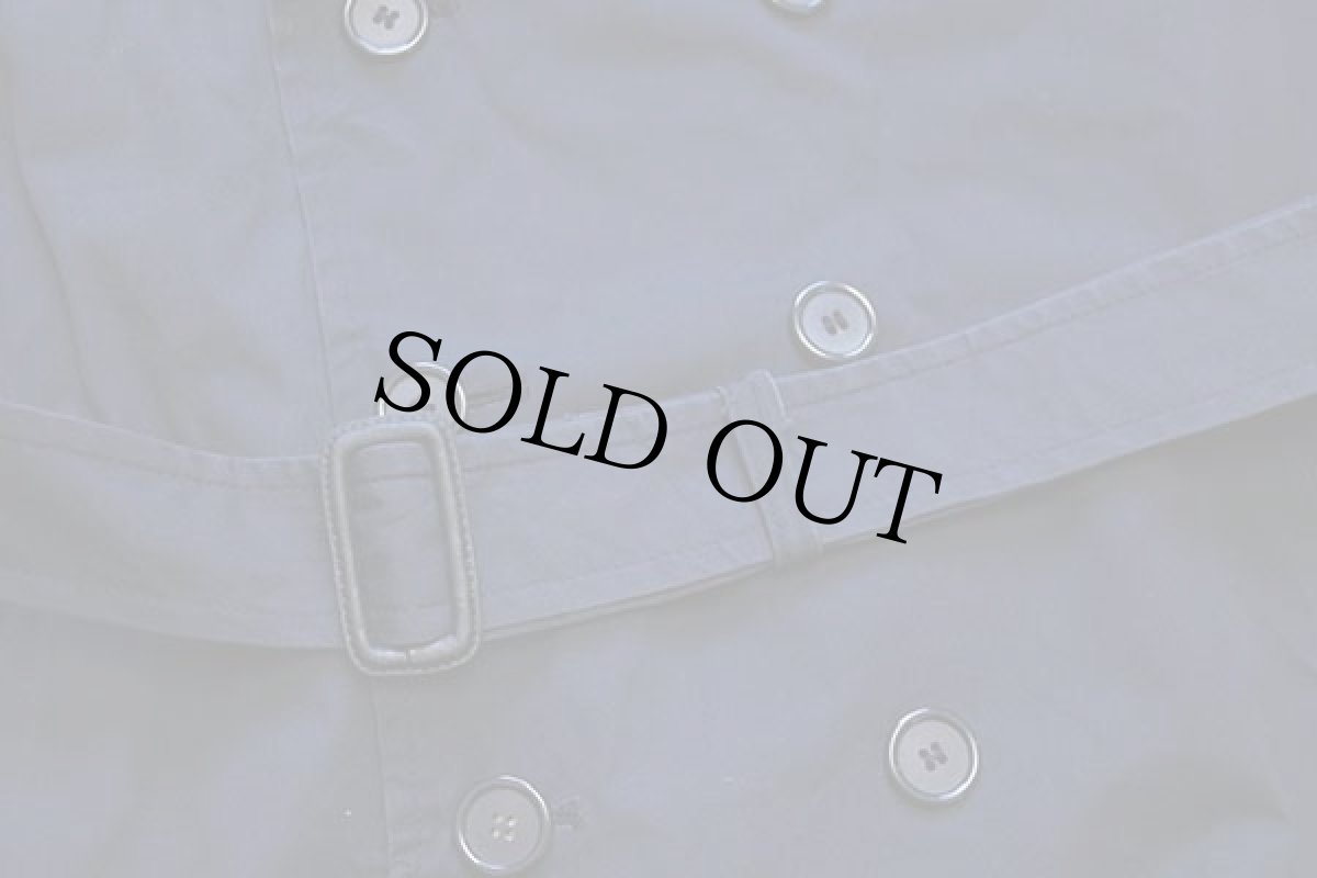 画像6: 90s 米軍 USAF オールウェザー トレンチコート 紺 46R★レインコート (6)