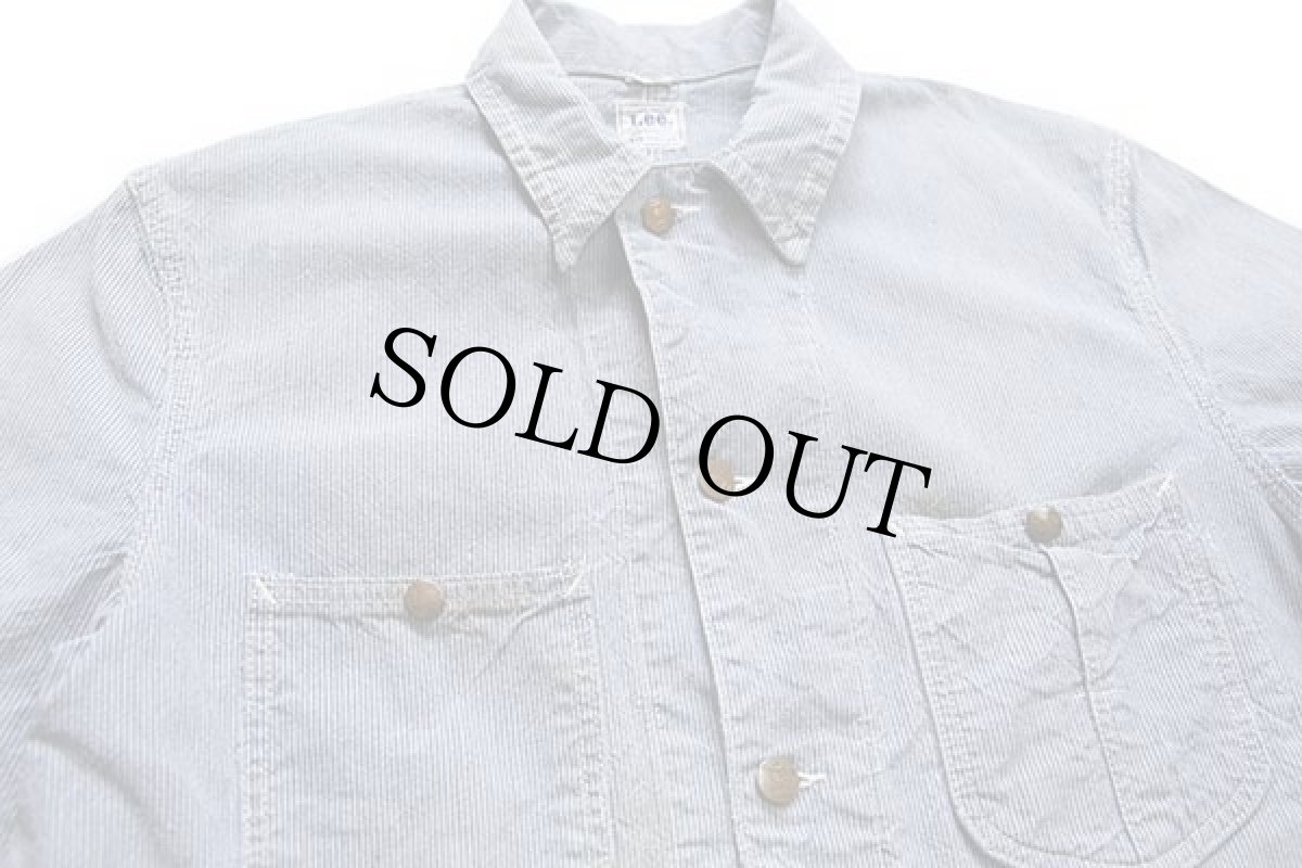 画像3: 60s USA製 Leeリー 96-J ピンストライプ カバーオール 40 (3)