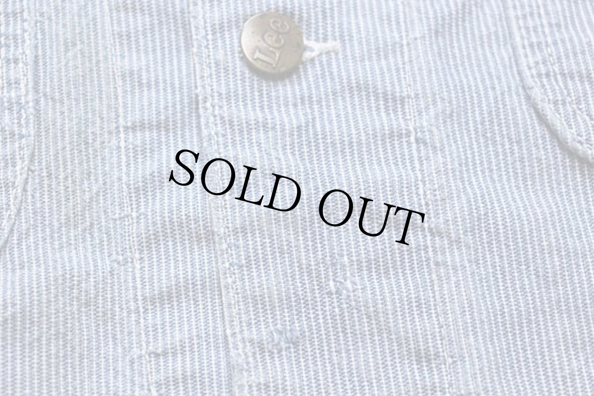 画像8: 60s USA製 Leeリー 96-J ピンストライプ カバーオール 40 (8)