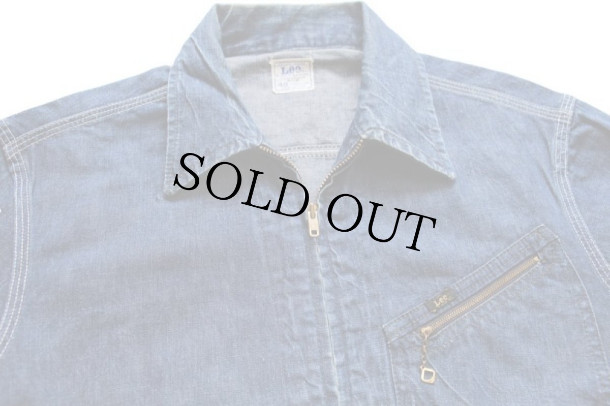 画像3: 60s USA製 Leeリー 91-B JELT DENIMジェルトデニム ワークジャケット 40R (3)