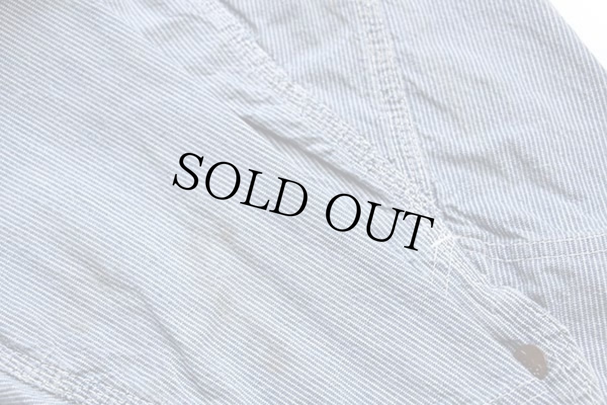 画像9: 60s USA製 Leeリー 96-J ピンストライプ カバーオール 40 (9)