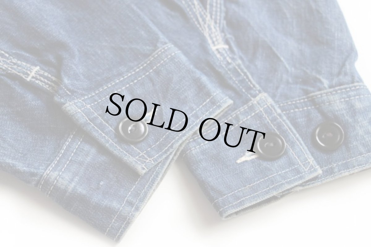 画像8: 60s USA製 Leeリー 91-B JELT DENIMジェルトデニム ワークジャケット 40R (8)